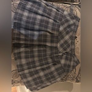 A PLAID SKIRT
